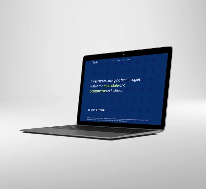 About Olive Oil website shown on a laptop